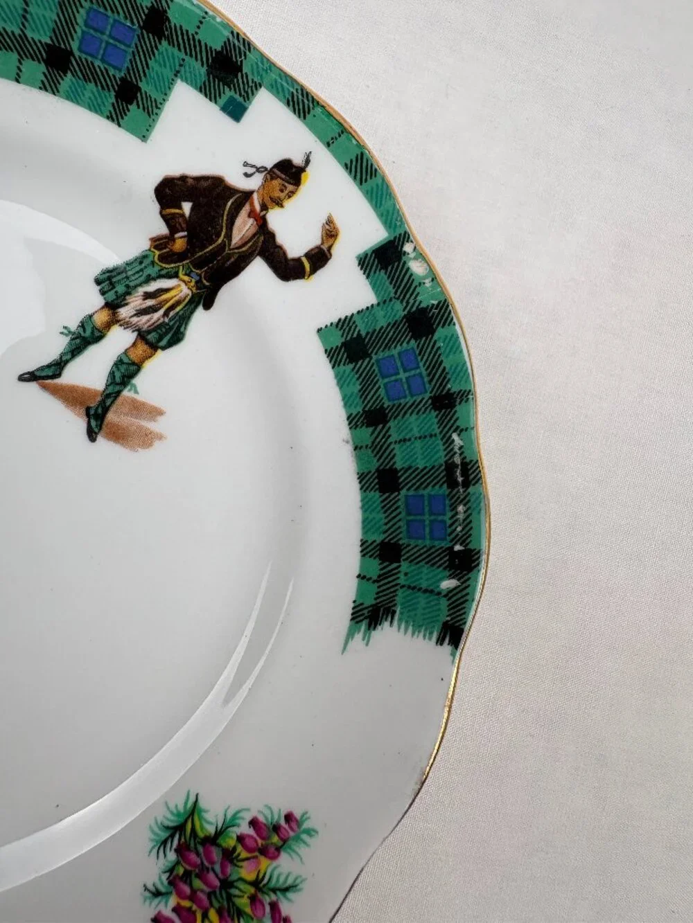 VTG Royal Standard Bonnie Scotland Clan Mackay Teacup Saucer Plate Trio Set